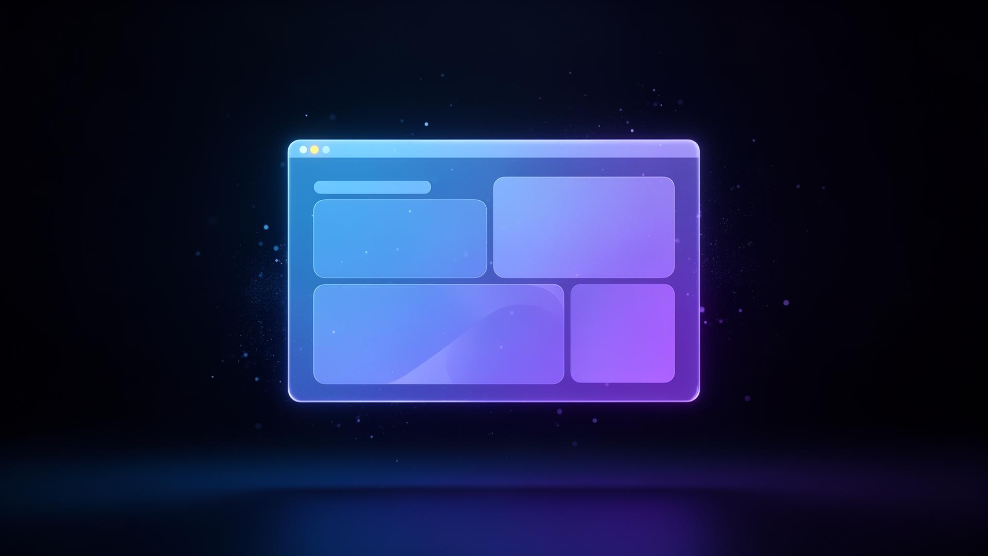 Aperçu d'un site web créé avec l'IA